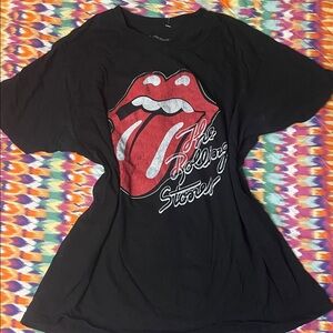 Rolling Stones Black Graphic Tee